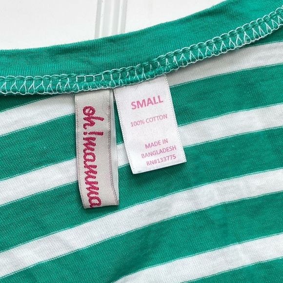•Oh Mamma• striped maternity top - Picture 5 of 7